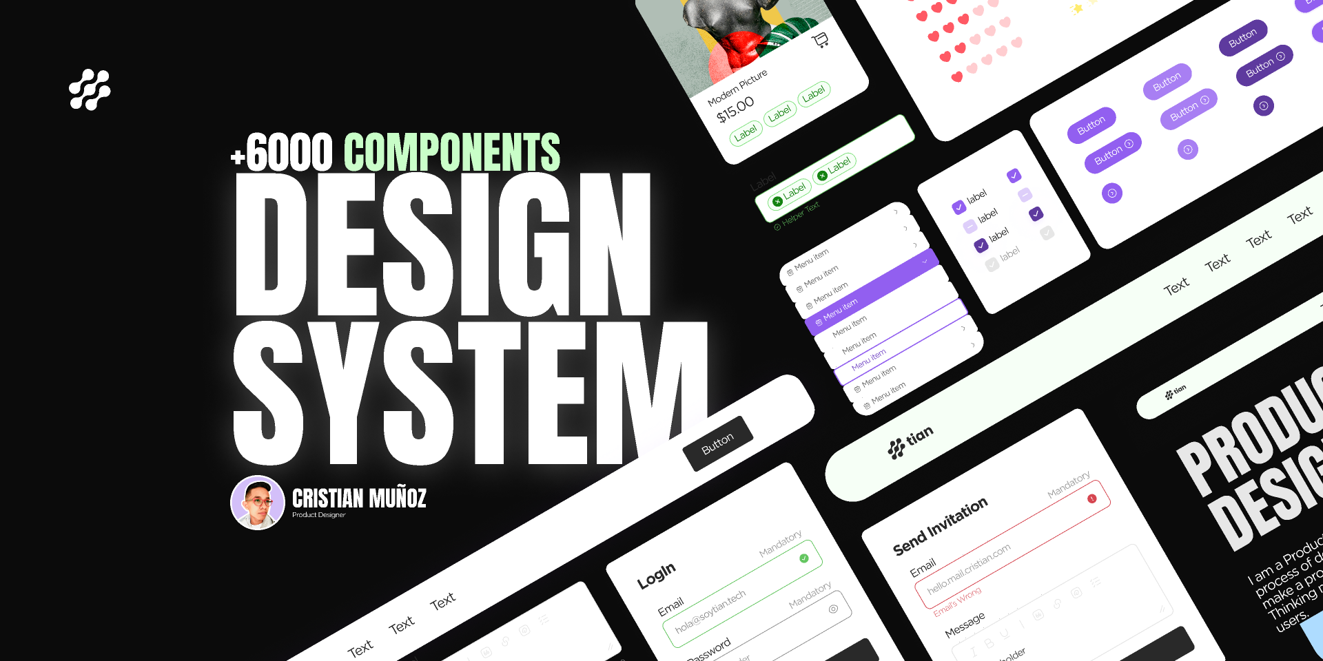 6000 components design system